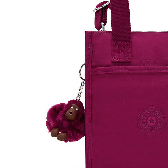 Inara Small Crossbody Tote Bag, Purple Fig, large