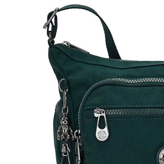 Gabbie Small Crossbody Bag, Deepest Emerald, large