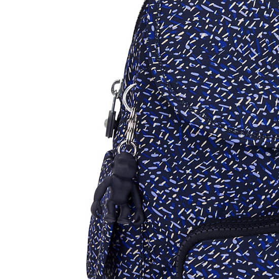City Pack Small Printed Backpack, Cosmic Navy, large