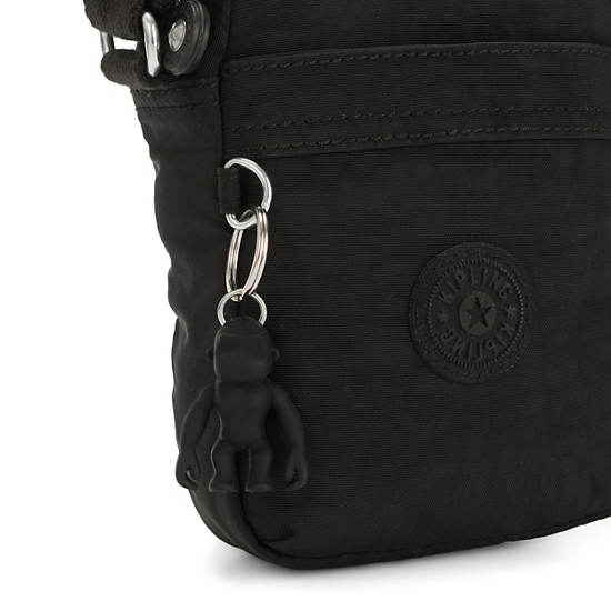 Hisa Mini Crossbody Bag, Black Noir, large