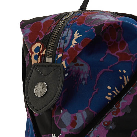 Art Medium Anna Sui Tote Bag, Black Camo Embossed, large