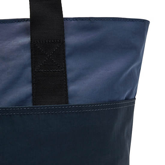 Hanifa 15" Laptop Tote Bag, Strong Blue, large