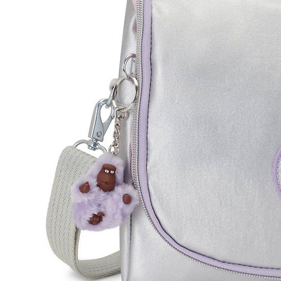 New Kichirou Metallic Lunch Bag, Gradient White, large New Kichirou Metallic Lunch Bag, Gradient White, large