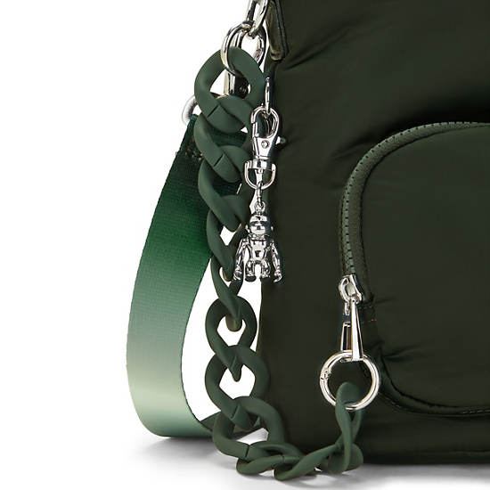 Victoria Tang Kyla Shoulder Bag, VT Dark Emerald, large