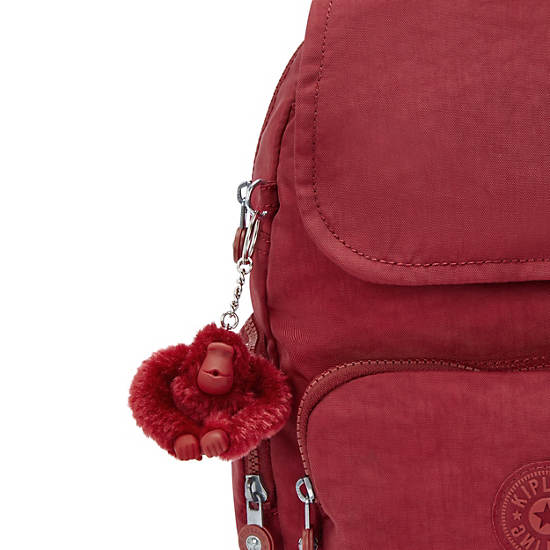 City Zip Small Backpack, Funky Red, large