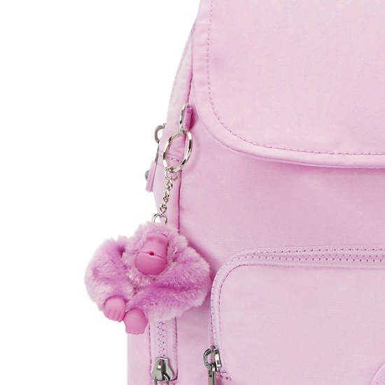 City Zip Small Backpack Blooming Pink Kipling