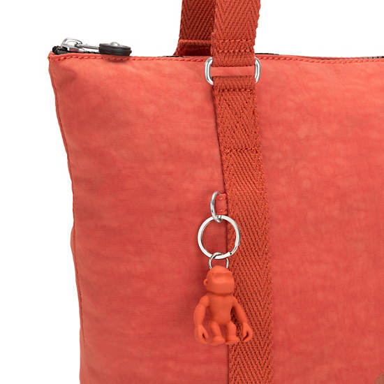 Moral Tote Bag, Hearty Orange, large