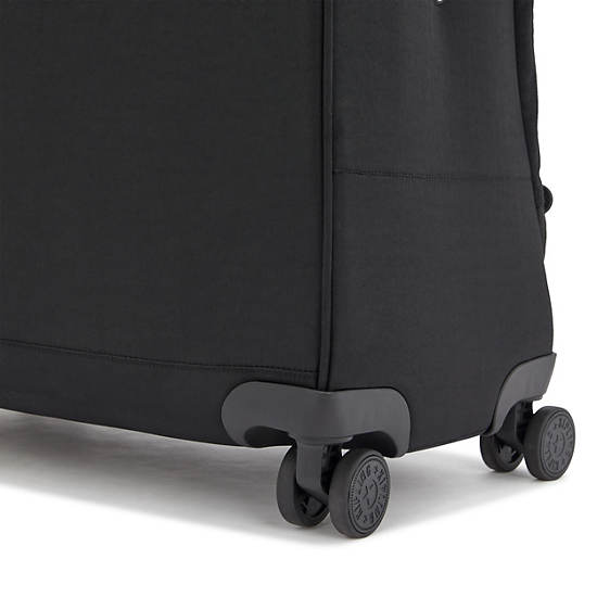 City Spinner Large Rolling Luggage, Black Noir, large