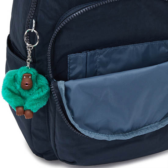 Seoul Small Tablet Backpack - Blue Green | Kipling