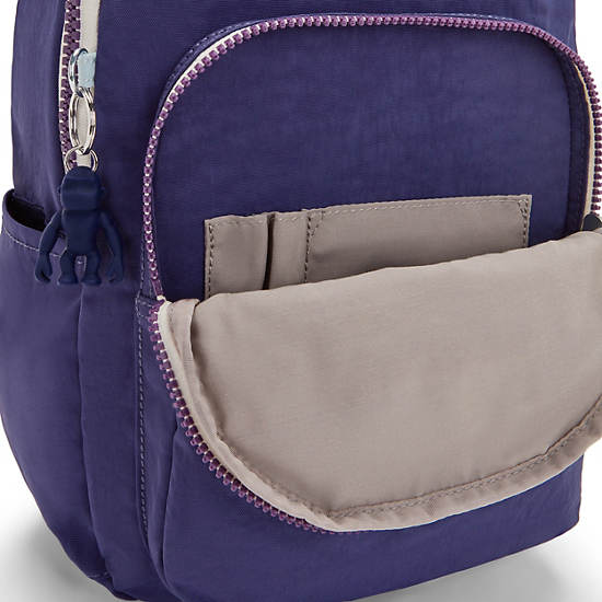 Seoul Small Tablet Backpack, Galaxy Blue, large