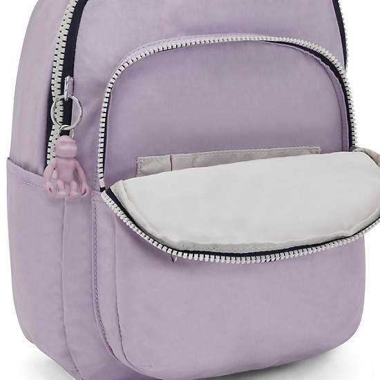 Seoul Small Tablet Backpack, Gentle Lilac Block, large