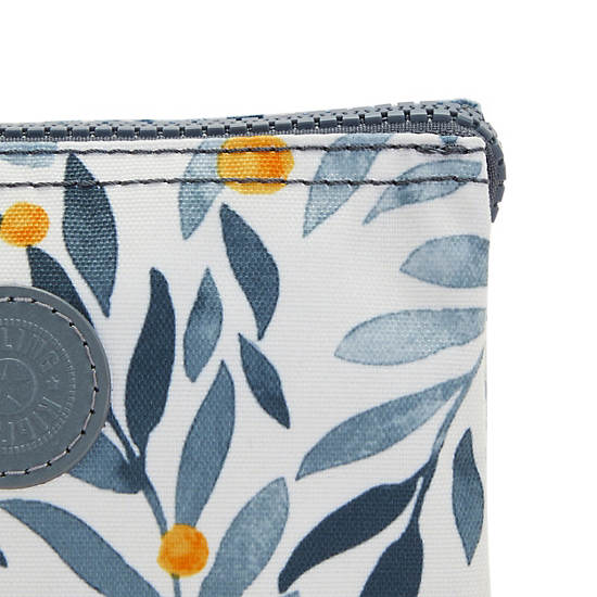 Creativity Small Printed Pouch, Shell Grey, large