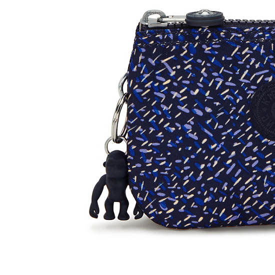 Creativity Small Printed Pouch, Cosmic Navy, large