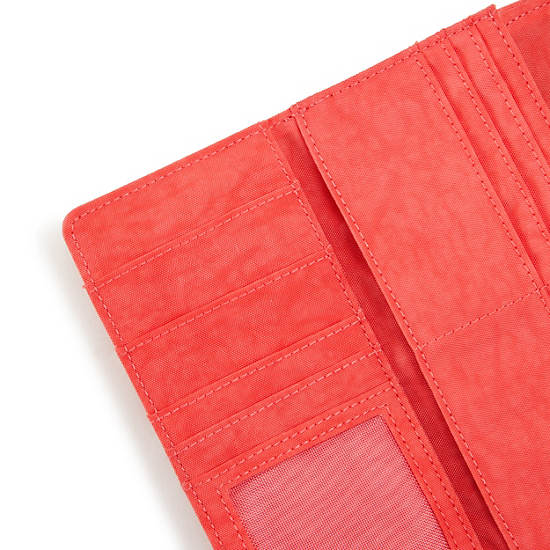 Money Land Snap Wallet, Almost Coral, large