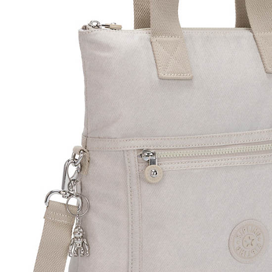 Eleva Convertible Tote Bag, Glimmer Grey, large