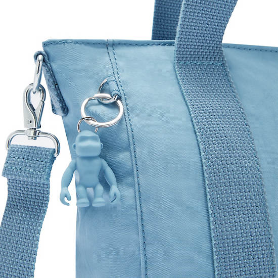 Asseni Small Tote Bag, Blue Mist, large