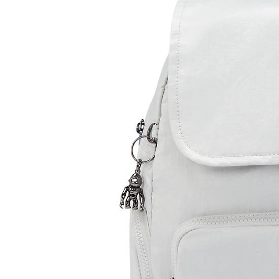 City Zip Small Backpack, Silver Night, large