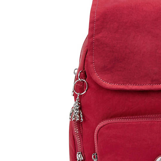 City Zip Small Backpack, Red Red Wine, large