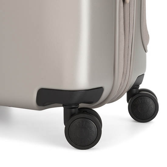 Curiosity Pocket Metallic 4 Wheeled Rolling Luggage, Metallic Glow, large