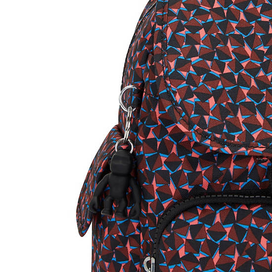 City Pack Mini Printed Backpack, Happy Squares, large