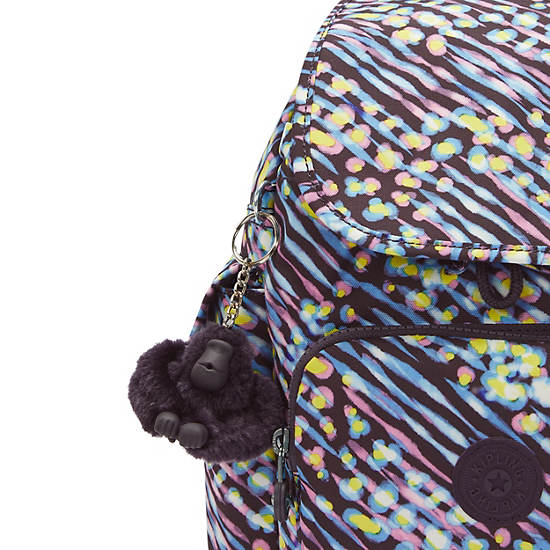 City Pack Mini Printed Backpack, Undersea Lights, large