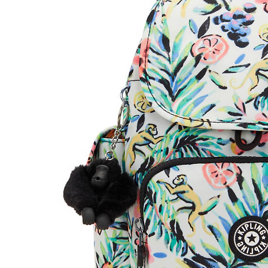 City Pack Mini Printed Backpack, Cocktail Floral, large
