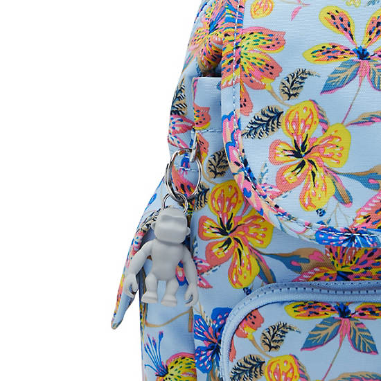 City Pack Mini Printed Backpack, Wild Flowers, large