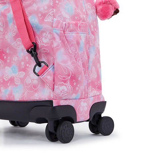 New Zea Printed 15" Laptop Rolling Backpack, Garden Clouds, large