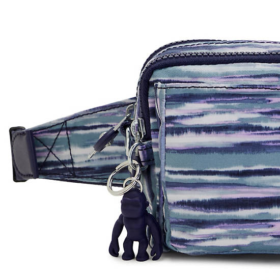 Abanu Multi Printed Convertible Crossbody Bag, Brush Stripes, large