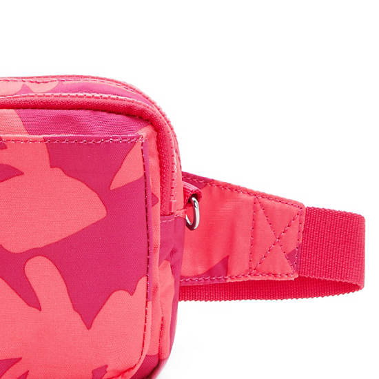Abanu Multi Printed Convertible Crossbody Bag, Coral Flower, large Abanu Multi Printed Convertible Crossbody Bag, Coral Flower, large