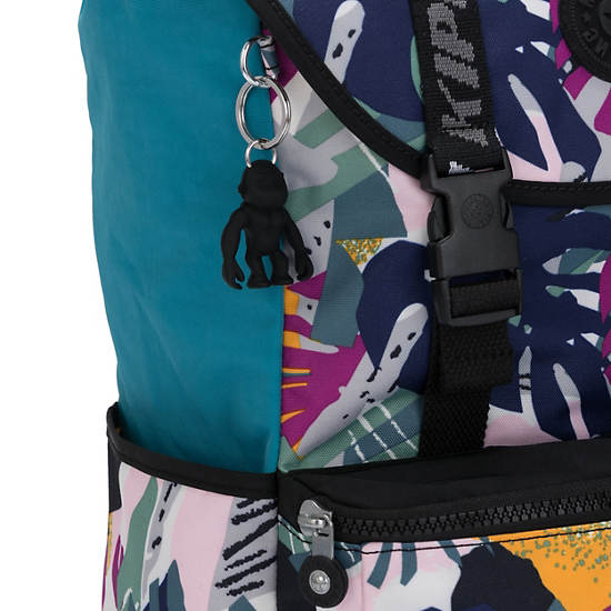 Experience 15" Printed Laptop Backpack, Active Jungle Block, large