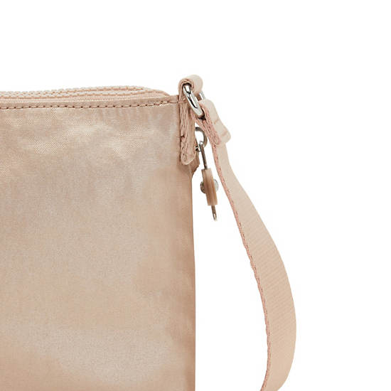 Boyd Metallic Crossbody Bag, Gold Charm Metallic, large Boyd Metallic Crossbody Bag, Gold Charm Metallic, large