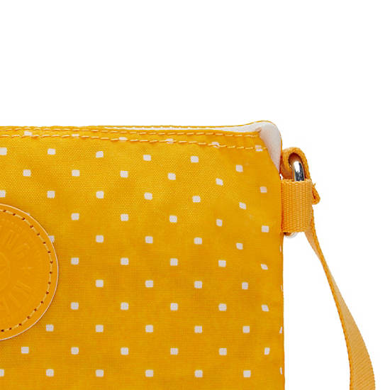 Creativity XB Printed Crossbody Bag, Soft Dot Yellow, large
