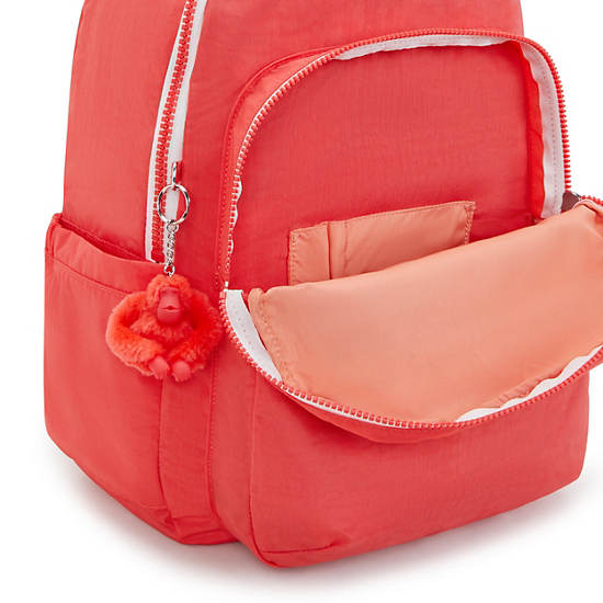 Seoul Large 15" Laptop Backpack, Almost Coral, large