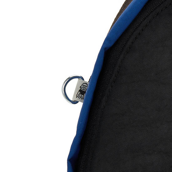 Damien Large Laptop Backpack, Black Blue Beige, large Damien Large Laptop Backpack, Black Blue Beige, large