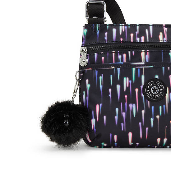 Emmylou Printed Crossbody Bag, Firework Sky, large