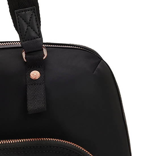 Linza 15" Laptop Shoulder Bag, Rose Black, large