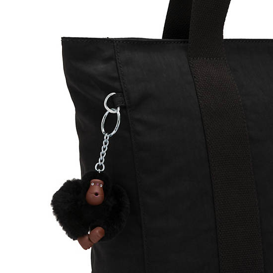 Asseni Tote Bag, True Black, large