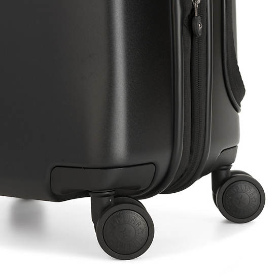 Curiosity Pocket 4 Wheeled Rolling Luggage, Black Noir, large