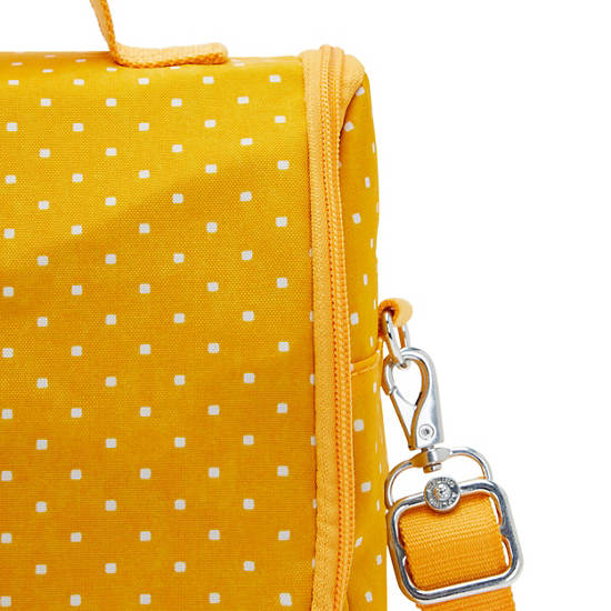 New Kichirou Printed Lunch Bag, Soft Dot Yellow, large