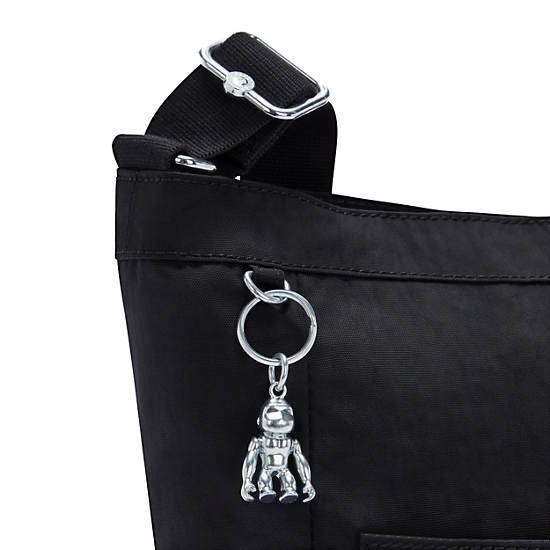 Erasmo Handbag, Black, large