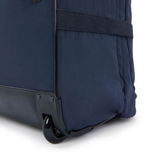 Aviana Large Rolling Duffle Bag, Blue Bleu 2, large