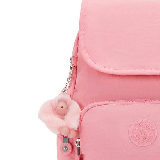 City Zip Mini Backpack, Enjoyable Blush, large