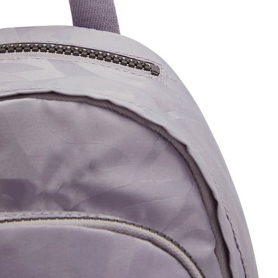 Delia Mini Backpack, Mist Jacquard, large