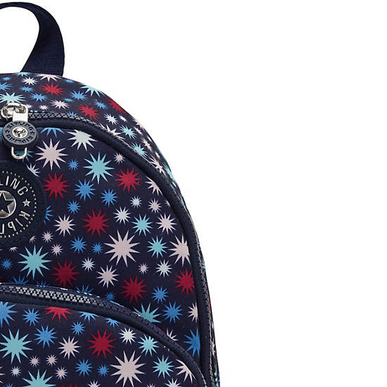 Paola Small Printed Backpack, Funky Stars, large