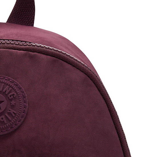 Paola Small Backpack, Dark Plum, large