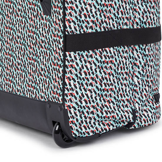 Aviana Large Printed Rolling Duffle Bag, Abstract Print, large
