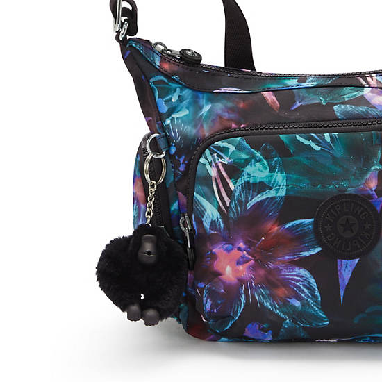 Gabbie Small Printed Crossbody Bag, Spectral Orchid, large