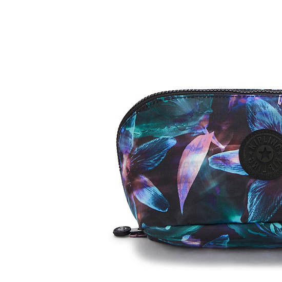 Mirko Medium Printed Toiletry Bag, Spectral Orchid, large