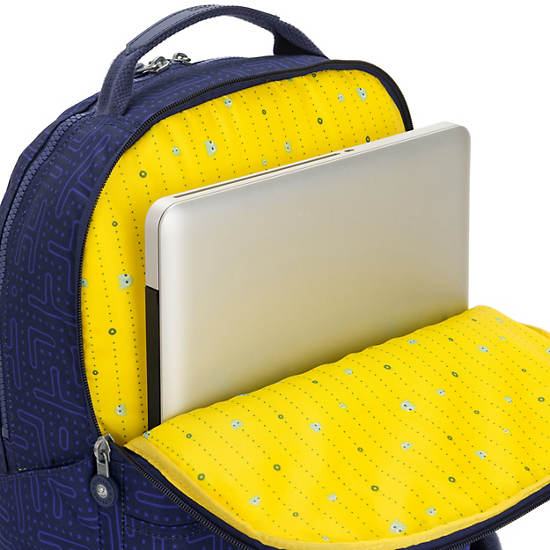Pac-Man Troy 13" Laptop Backpack, Soft Yellow, large